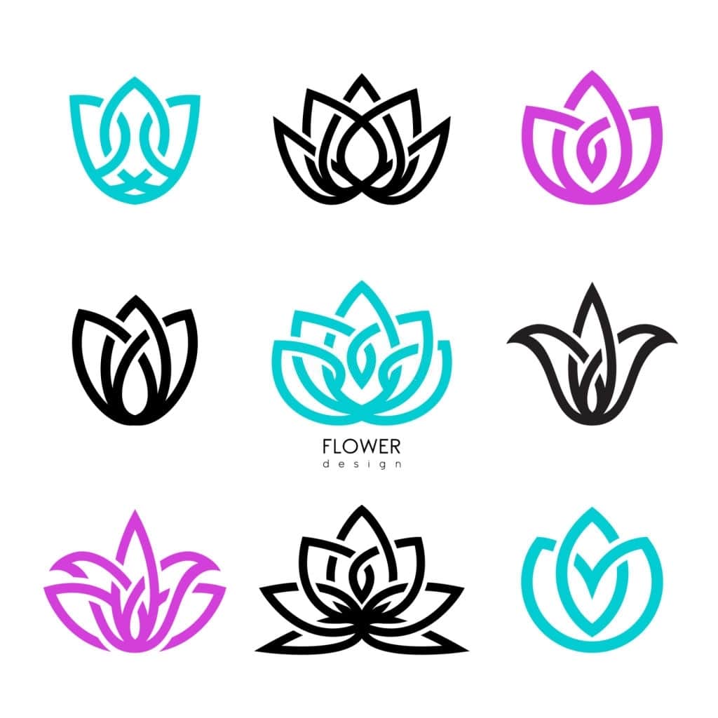 These Amazing Flower Logos Will Make Your Business Bloom In 2021 A